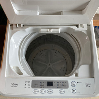 洗濯機 AQUA 4.5L 本体のみ