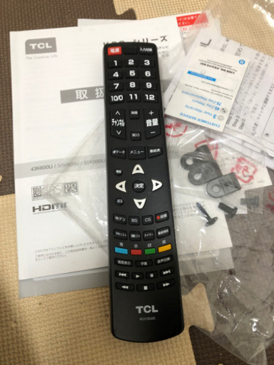 43インチ　液晶テレビ　2019年製　TCL