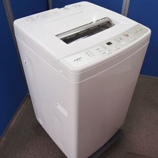 美品　2021年製　アクア　AQUA 全自動電気洗濯機　AQW-S60J■6kg