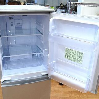 冷蔵庫 137L 2014年製 2ドア シャープ SJ-D14A-S シルバー 100Lクラス