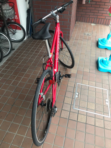 BRIDGESTONE（ブリヂストン）軽量アルミフレーム 3×8speed レッド