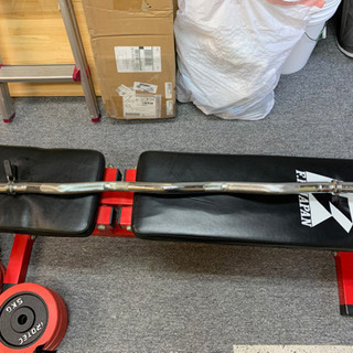 アイロテック製ダンベル　ファイティングロードインクライ機能付きベンチ