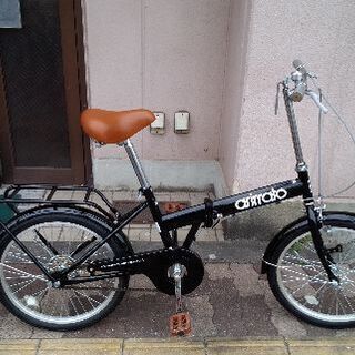ANIMATO[アニマート]20吋 折り畳み自転車 シングル/ブラック