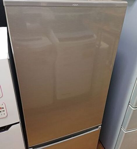 【リサイクルストアスターズ城西店】２０１９年製 ＡＱＵＡ アクア ノンフロン冷凍冷蔵庫 ２０１Ｌ シルバー ＡＱＲ－２０Ｊ