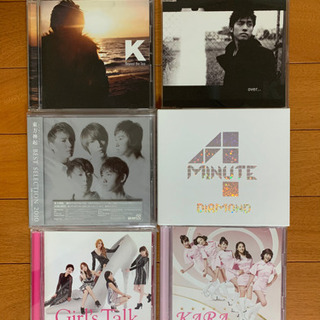 K-POP CD6枚　K、東方神起、KARA、4MINUTE