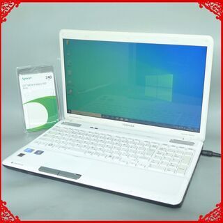 送料無料 新品SSD240GB ノートパソコン 中古動作良品 16型 東芝 TX 