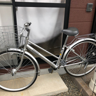 （受け渡し予定済）自転車　27インチ　ノーパンクタイヤ　LEDオートライト　シマノ内装3段 受け渡し予定済）自転車 27インチ ノーパンクタイヤ LEDオートライト
