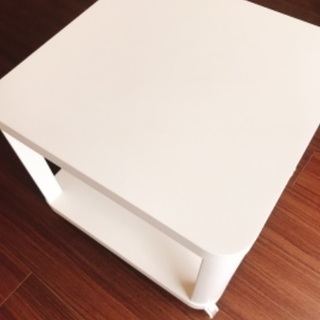 【ネット決済】白のローテーブル