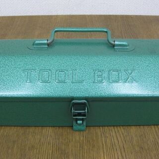 TOOL BOX ツールボックス 工具箱 グリーン 鉄製 幅28...