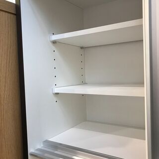 【愛品館八千代店】ニトリ　スライド扉キッチンボード　レジュームAG 90【愛八KT】