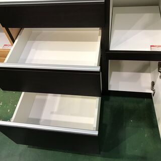 【愛品館八千代店】ニトリ　スライド扉キッチンボード　レジュームAG 90【愛八KT】