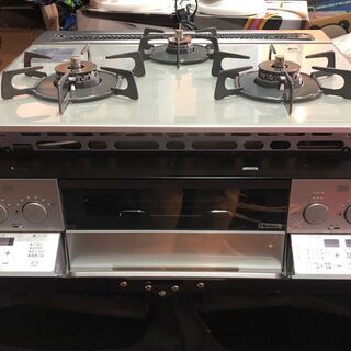 ノーリツ ビルトインコンロ 都市ガス用 piatto Light（ピアット ライト）N3WP1PWAS6SVE リサイクルショップ札幌　買取本舗　西野店