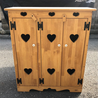 ⬛️ 美品！ カントリー家具 ⬛️ 可愛い！ オシャレ！⬛️ 靴箱 下駄 