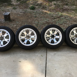 値下げしました❗️200系ハイエース　キャラバンなどに　ウェッズ　キラー　weds KEELER 4本セット　215 60 R17　