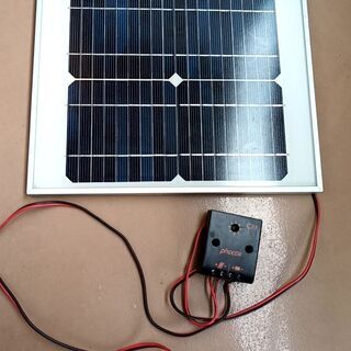 自動車バッテリー劣化防止に　ソーラー充電セット(太陽電池9W +...
