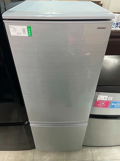 シャープ　2ドア冷蔵庫　167L　SJ-D17D　2018年製