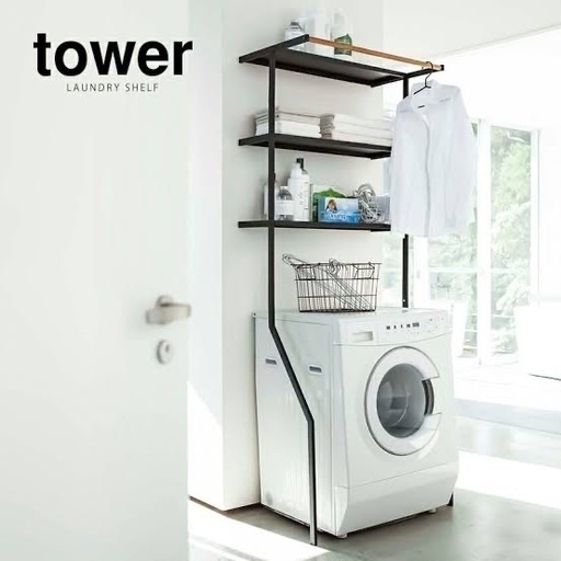 tower タワー ランドリーラック 洗濯機ラック