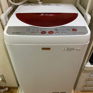 SHARP 洗濯機　5.5kg 製造年　2011年