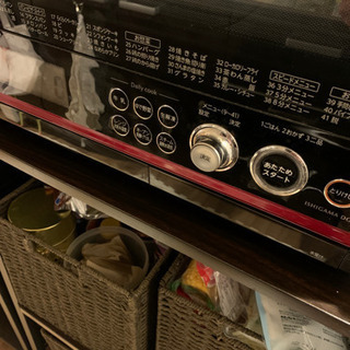 美品　TOSHIBAオーブンレンジ　レッド