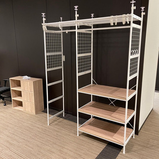 展示品☆美品】衣類収納 ハンガーラック タンス?自社配送時?代引き