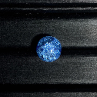 ブルークラック水晶（爆裂水晶）（クラック多め）（染色）（11mm...