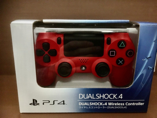 【純正】PS4 ワイヤレスコントローラー DUALSHOCK4 マグマレッド