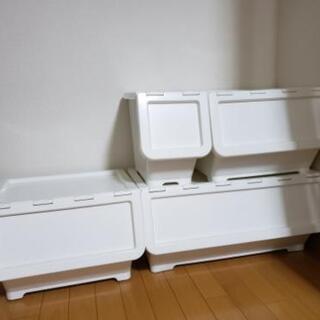 【受渡決定】収納ボックス カインズ キャリコ 4個セット 収納ケース