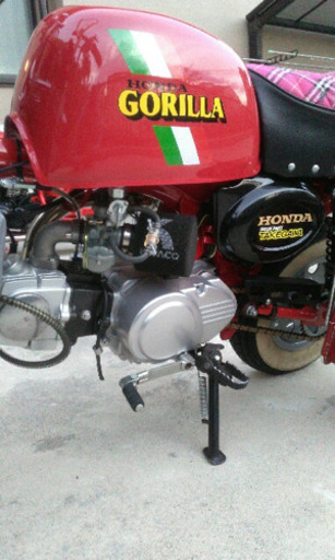 <ゴリラ仕様　ホンダ純正パーツ＋中華パーツ　走行距離わずか1,500㎞！！　引きとり限定　検索用　モンキー　エイプ ゴリラ仕様 ホンダ純正パーツ＋中華パーツ 走行距離わずか1,500
