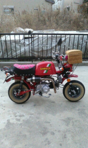 \u003cゴリラ仕様　ホンダ純正パーツ＋中華パーツ　走行距離わずか1,500㎞！！　引きとり限定　検索用　モンキー　エイプ