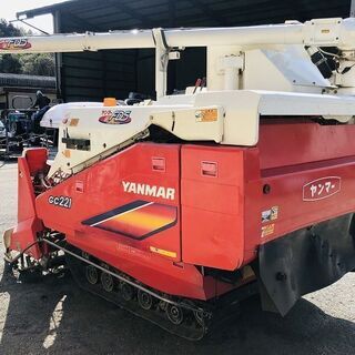 SOLD OUT】ヤンマ コンバイン GC221 2条刈 21馬力 丸ハンドル グレン 