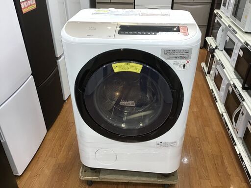 安心の1年間動作保証付！2018年製HITACHIのドラム式洗濯乾燥機！
