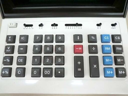 シャープ COMPET 蛍光表示管電卓 レトロ CS-6301A 1979年製 SHARP 計算機 苫小牧西店