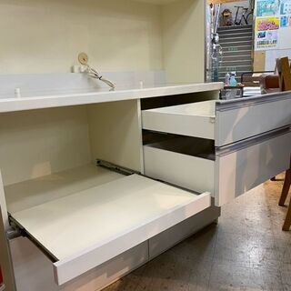 【愛品館 江戸川店】Pamouna　キッチンボード　食器棚　ID:151-006907-003　配送可