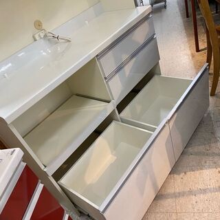 【愛品館 江戸川店】Pamouna　キッチンボード　食器棚　ID:151-006907-003　配送可