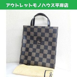 本物 使用感ほぼ無し★FENDI フェンディ ペカン トートバッ...