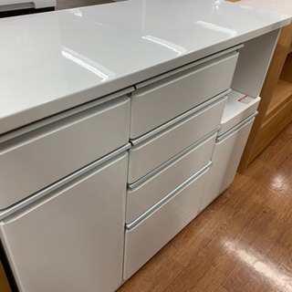 ニトリ きざみ キッチンカウンター キュリー2 80CT DBR
