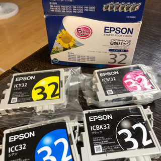 【未使用】EPSON IC6CL32 純正品プリンターインク