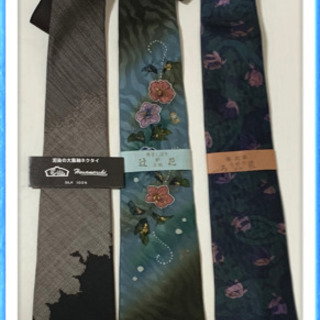 新品未使用　正絹　ネクタイ　３本セット