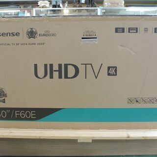 Hisense 50インチ UHD TV F60E 新品未開封　お引取対応 50F60E | ハイセンスジャパン株式会社