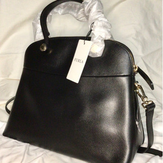 新品! 新品 フルラ パイパー 2way バッグ M 黒 Onyx フルラBFK9