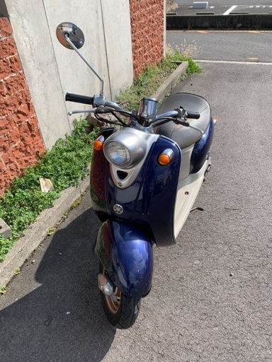 新年度向け、3月31日再値下げ。　ヤマハビーノ５０cc ダークブルー（レトロ）