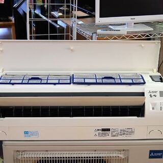 三菱 ルームエアコン霧ケ峰 2017年製 MSZ-GE5617S-W 冷房木造15畳 冷房鉄筋