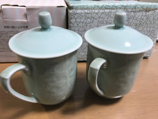 マグカップ(フタ付)2セット