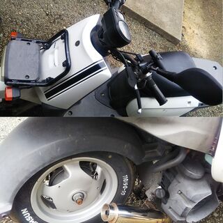 ヤマハ ギア 50cc 中古 ｽｸｰﾀｰ ｾﾙ付 現状渡しです。(廃車証明証有)〈代理出品〉