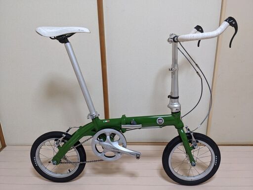 FIAT AL-FDB140 軽量折り畳み自転車　ブルホーンバー　Capreoクランク、他、SHOPカスタマイズ