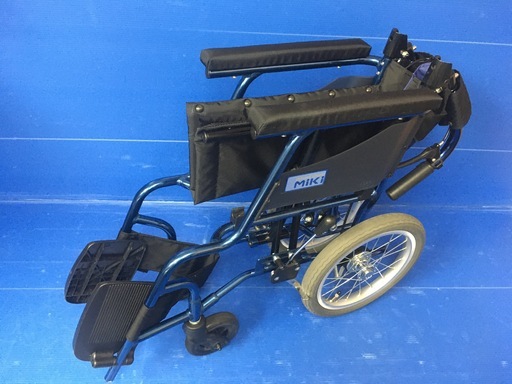 介助式車いす 標準型 軽量コンパクトタイプ PMS-2BU 車イス 車椅子