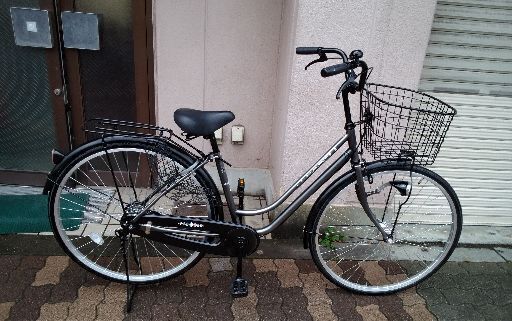GEO×CROSS[ジオクロス]27吋 シティーサイクル 外装6段/モスグリーン