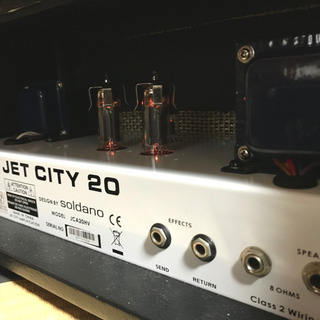 美品 JET CITY JCA20HV DESIGN BY SOLDANO ソルダーノ アンプ