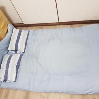 【ネット決済】ダブル布団+毛布+枕2つ