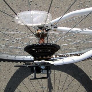 26インチ 自転車 マウンテンバイク 切替付き ホワイト 白 札幌市 東区